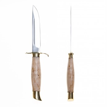 Нож BARK НКВД Береза 95х18 (гладкое литье)